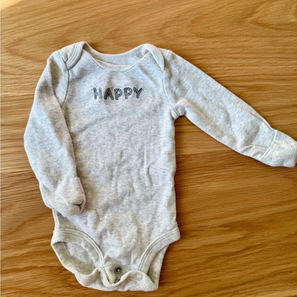 Simple Joys by Carters 'Happy' Bodysuit Onesie